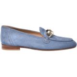 BALDININI - Instappers - Lichtblauw - Leer en Suède