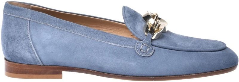 BALDININI - Instappers - Lichtblauw - Leer en Suède