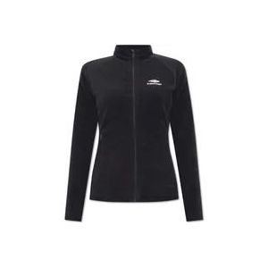 Balenciaga Skiwear collectie fleece sweatshirt , Black , Dames , Maat: M