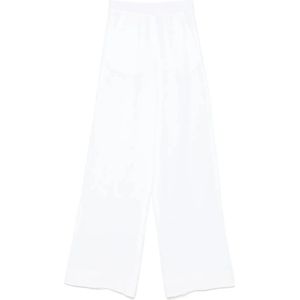 Antonelli Firenze, Dames, Broeken, Wit, Maat: XS Linnen,