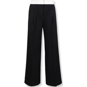 Baum und Pferdgarten, Dames, Broeken, Zwart, Maat: L Leer,