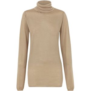 Cortana, Dames, Truien, Beige, Maat: XS Kasjmier,