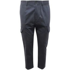 Dolce & Gabbana, Heren, Broeken, Blauw, Maat: M Katoen,