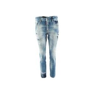 Dsquared2 Slim-fit Blauwe Jeans voor Mannen , Blue , Heren , Maat: S