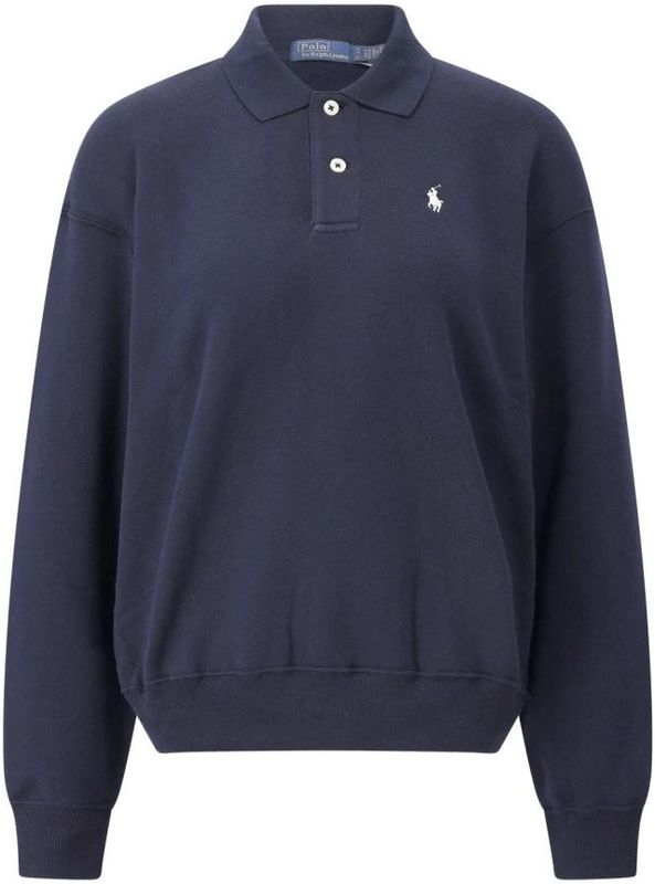 POLO RALPH LAUREN - Sweater - Marine - Lange Mouwen - Polokraag