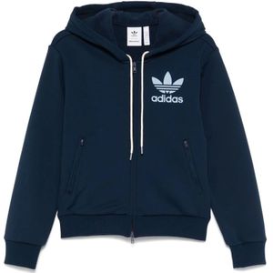 Adidas Originals, Dames, Sweatshirts & Hoodies, Blauw, Maat: XS