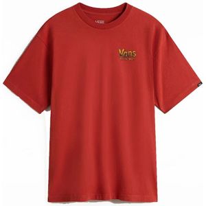 Vans, Heren, Tops, Rood, Maat: L Katoen,