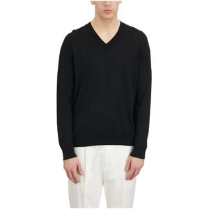 Paolo Pecora, Heren, Truien, Zwart, Maat: 2XL Katoen,