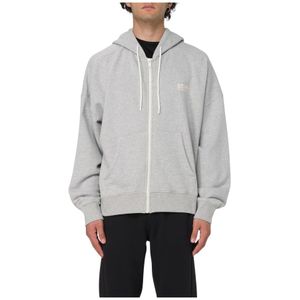 Golden Goose, Heren, Sweatshirts & Hoodies, Grijs, Maat: M Katoen,