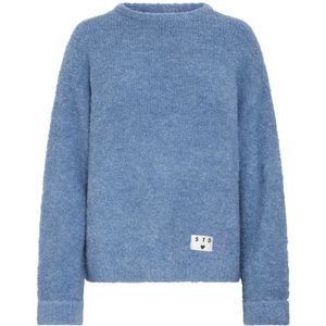 Ichi - Blarissa - Gebreide Trui - Blauw