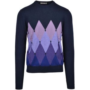 Ballantyne, Heren, Truien, Blauw, Maat: XL Kasjmier,