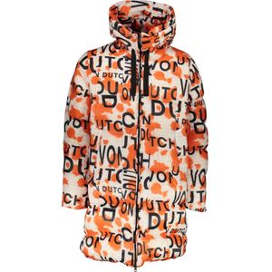 VON Dutch, Dames, Mantels, Veelkleurig, Maat: XS Linnen,