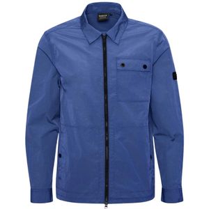 Barbour, Heren, Jassen, Blauw, Maat: M Polyamide,