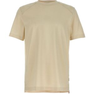 Boss - Casual Katoenen T-shirt - Wit - 100% Katoen - Normale Pasvorm