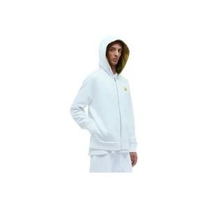 Moncler Sweatshirts & Hoodies , White , Heren , Maat: XL