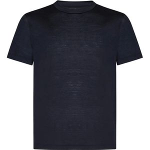 Franzese Collection, Heren, Tops, Blauw, Maat: 3XL Wol,