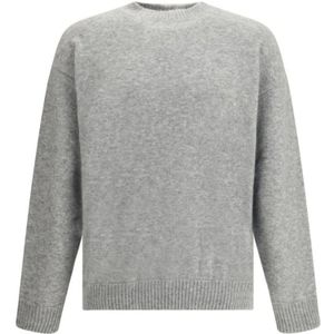 Laneus, Heren, Truien, Grijs, Maat: M Kasjmier,