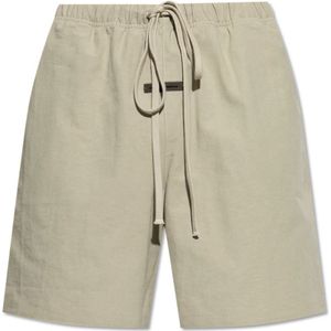 Fear Of God, Heren, Korte broeken, Grijs, Maat: S Katoen,