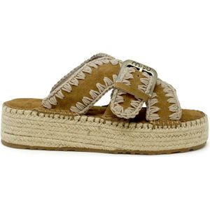 Mou, Dames, Schoenen, Bruin, Maat: 39 EU Suède,
