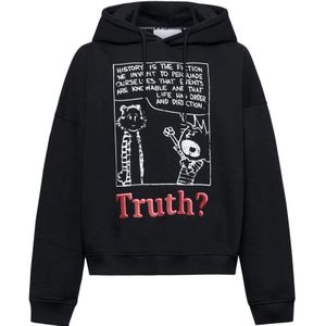 Richmond, Heren, Sweatshirts & Hoodies, Zwart, Maat: M Katoen,