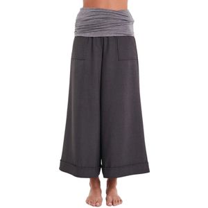 Alessia Santi, Dames, Broeken, Grijs, Maat: M