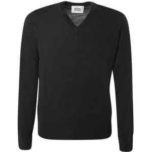 Alpha Studio, Heren, Truien, Zwart, Maat: M Wol,