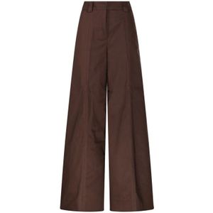 TheLatest, Dames, Broeken, Bruin, Maat: 2XS Katoen,