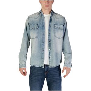 Hugo - Long Sleeve Denim Shirt - Lichtblauw - Overhemden
