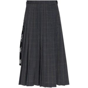 Balenciaga, Dames, Rokken, Grijs, Maat: XS Wol,