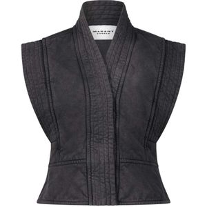 Isabel Marant, Dames, Jassen, Grijs, Maat: XS