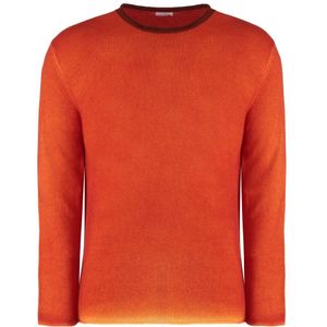 Malo, Heren, Truien, Oranje, Maat: L Kasjmier,