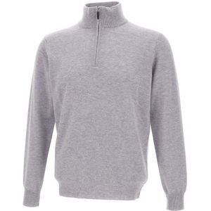 Kangra, Heren, Truien, Grijs, Maat: M Wol,