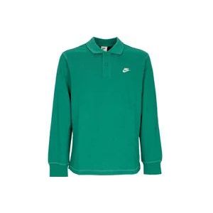 Nike Club Lange Mouw Polo Tee , Green , Heren , Maat: M