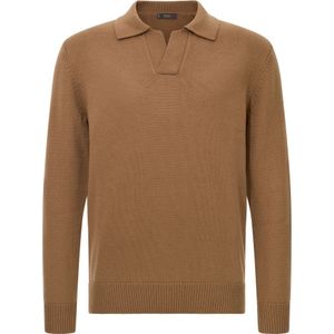 Boggi Milano - Trui - Lichtbruin - Knitwear - Lange Mouw