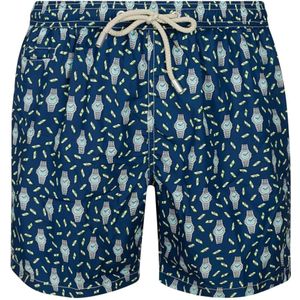 MC2 Saint Barth, Heren, Badkleding, Blauw, Maat: S Poliester,