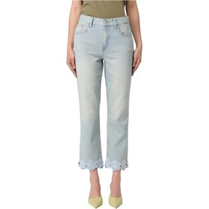 Liu Jo, Dames, Jeans, Blauw, Maat: W26 Katoen,