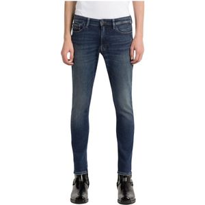 Calvin Klein, Heren, Jeans, Blauw, Maat: W31 Katoen,
