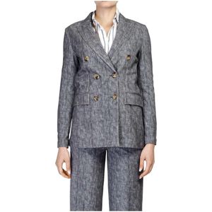 Circolo 1901, Dames, Jassen, Grijs, Maat: M Katoen,