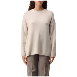 Allude, Dames, Truien, Beige, Maat: XS Kasjmier,