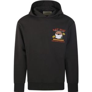 Emporio Armani, Heren, Sweatshirts & Hoodies, Grijs, Maat: M