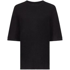Loulou Studio, Heren, Tops, Zwart, Maat: S