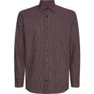 Tommy Hilfiger, Heren, Overhemden, Bruin, Maat: L Katoen,
