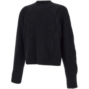 Heliot Emil, Heren, Truien, Zwart, Maat: M Wol,