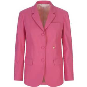 Palm Angels, Dames, Jassen, Roze, Maat: 2XS Katoen,