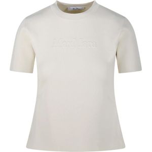 Max Mara, Dames, Tops, Wit, Maat: XS Viscose,