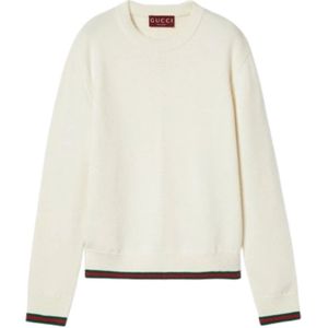 Gucci, Dames, Truien, Beige, Maat: M