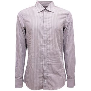 Dsquared2, Heren, Overhemden, Bruin, Maat: L