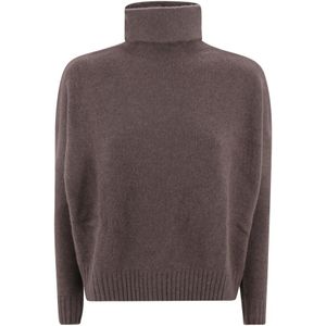 Kujten, Dames, Truien, Bruin, Maat: S Kasjmier,