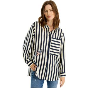 IN Front, Dames, Blouses & Shirts, Veelkleurig, Maat: M