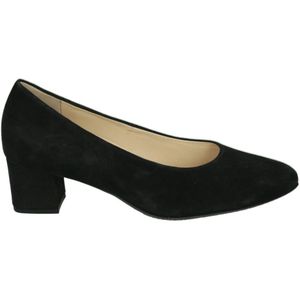 Hassia - 304122 - Pumps - Zwart - Suède - Rubber Zool